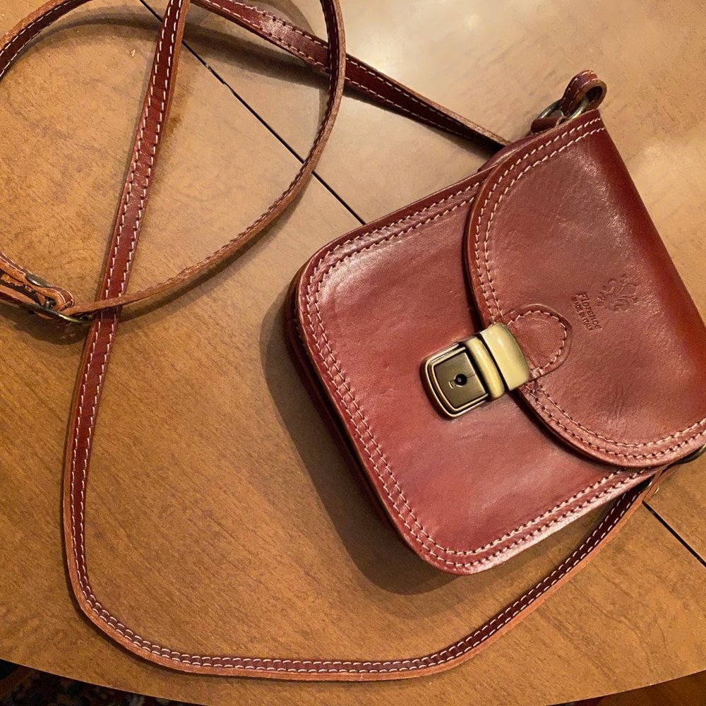 Italian leather purse from Florence, Italy